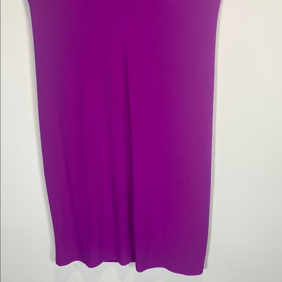 Ralph Lauren Purple Sheath Dress with Cowl Neck - Picture 5 of 8